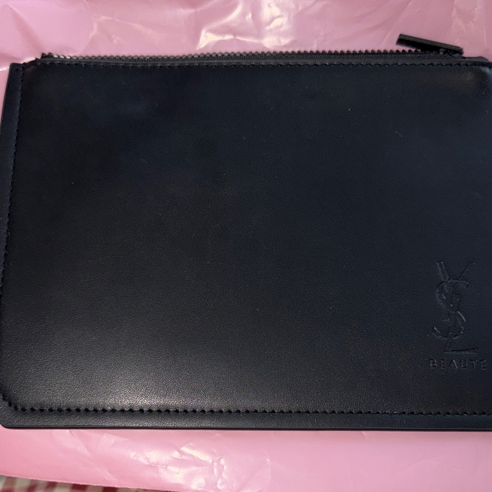 Yves Saint Laurent Black Cosmetic Pouch